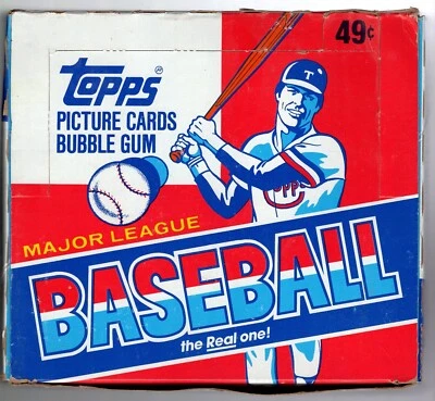 1981 TOPPS BASEBALL CELLO BOX - 24 Packs  w/ PSA 10 graded pack Immaculate! - Image 1 of 4