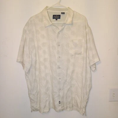 Nat Nast Silk Blend Short Sleeve Button Shirt Mens 2XL - Image 1 of 4
