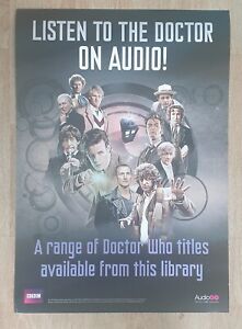 Doctor Who Audio Go 50th Anniversary Libary Promotional Poster 2013