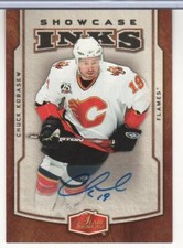 CHUCK KOBASEW 2006-07 UPPER DECK FLAIR SHOWCASE INKS # I-KO CALGARY FLAMES