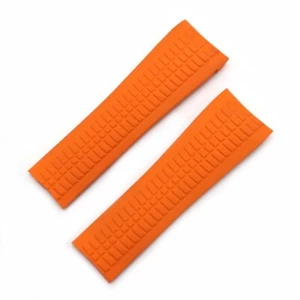 Patek Philippe Rubber Strap Belt Orange Watch Parts For 5968 Direct from Japan - Picture 1 of 5