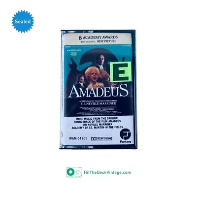 Amadeus More Music From The Original Soundtrack Cassette Tape 1985 US 1st SEALED - Image 1 of 4