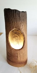 J.H. Boone Tree Art Sculpture Ceramic 13" Candle Holder Signed Lan Spurgers 1999 - Picture 1 of 12