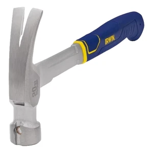 Irwin 20-Oz Cara Alisada Todo Acero Rasgadura Garra Martillo Magnético Soporte para Uñas 51220 - Imagen 1 de 3