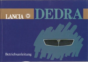 LANCIA DEDRA Bedienungsanleitung 1990 835 Betriebsanleitung Handbuch Bordbuch BA - Picture 1 of 1