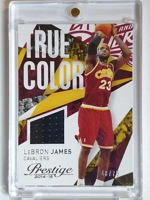 2014 Panini Prestige LeBron James #23 #PATCH /75 Game Worn Jersey - Rare - Image 1 of 4