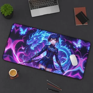 Dragon Slayer Anime Cute Girl Schreibtischunterlage Mauspad groß Gaming Play Mousepad - Bild 1 von 9