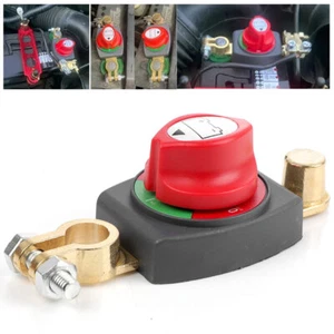 Interruptor de desconexión de batería 12V-48V 300A Interruptor de corte de batería para automóvil SUV barco - Imagen 1 de 9