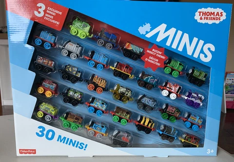 Thomas & Friends Minis 30 Pack Trains 2015 EXCLUSIVE INSECT. NIB. DXM20 Cover