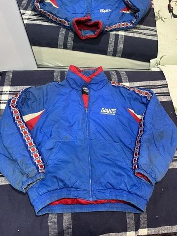 NFL Team Apparel New York Giants Mens XL Jacket Coat Puffer Cover
