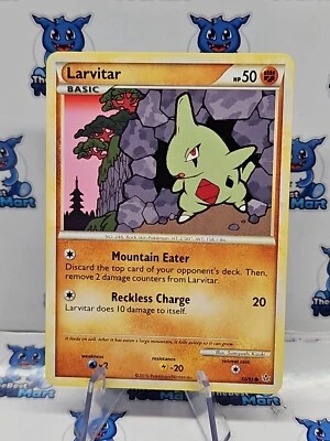 Larvitar 50/95 Pokemon Unleashed LP - Image 1 of 2