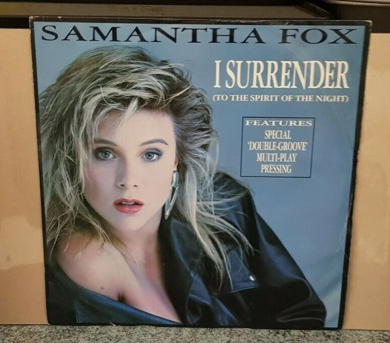 SAMANTHA FOX I SURRENDER RARE UK 12 INCH SINGLE, DUAL GROOVE MULTI-PLAY PRESSING - Image 1 of 1