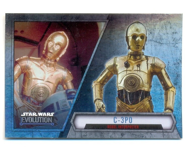 2016 Star Wars Evolution Silver Parallel Card 73 - C-3PO - Image 1 of 1