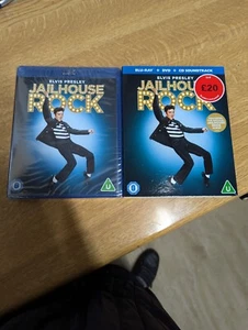 ELVIS PRESLEY..JAILHOUSE ROCK....BLU-RAY+DVD+ MOVIE CD..3DISC - Picture 1 of 4