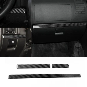 Carbon Fiber Center Console Co-pilot Dashboard Panel Cover For Hummer H3 2006-10 - Picture 1 of 18