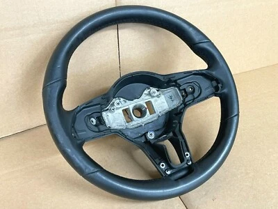 ⭐2015-2019 MERCEDES BENZ A & GLE CLASS BLACK LEATHER DRIVERS STEERING WHEEL BARE - Image 1 of 4