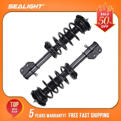 Front Pair Complete Struts Coil Springs for 2007-2010 Ford Edge Lincoln MKX - Image 1 of 4