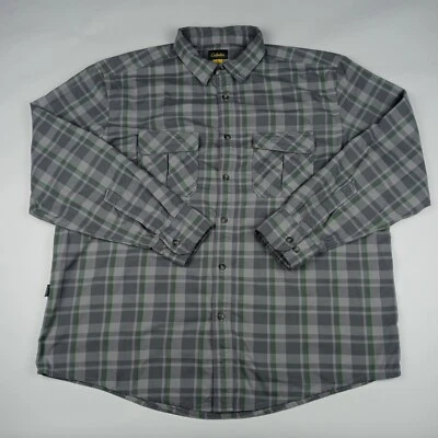 CABELA'S Long Sleeve Button Up Shirt Heavyweight Plaid Men's Size XL - Image 1 of 4