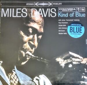 MILES DAVIS KIND OF BLUE - BLUE VINYL LP " NEW, SEALED "