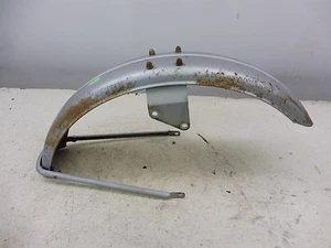 1976 Kawasaki KZ400 S2 KZ 400 K495-6' front fender guard w/ mount - Picture 1 of 9