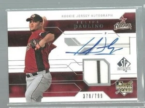 2008 SP Authentic #123 Felipe Paulino Jsy AU 378/799 RC (ref45975) - Picture 1 of 1