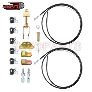 FOR Wilwood Emergency 330-9371 Universal Disc/Drum Parking Brake Cable Kit - Picture 1 of 11