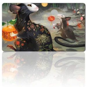 PACK RAT - Gioco da Tavolo MTG Playmat Games Mousepad Play Mat di TCG - Foto 1 di 7
