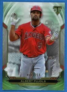 2019 Topps Triple Threads Emerald Parallel #49 Albert Pujols Angels #/259 - Picture 1 of 2