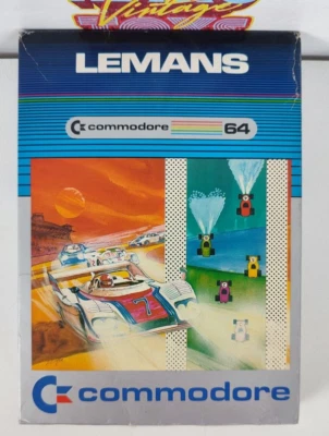 Lemans Commodore 64 Computers Game Videogame 1983 C64 Deadstock Pal Cartridge - Image 1 of 4
