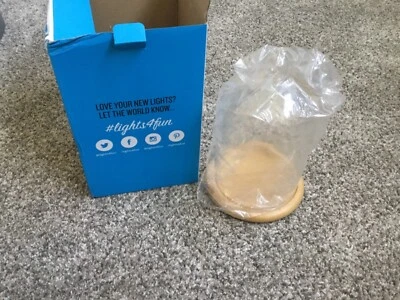 "Capa cúpula de vidrio transparente de repuesto para reloj o pantalla sin base 7"H x 4 3/4"" W" Foto 1 de 4