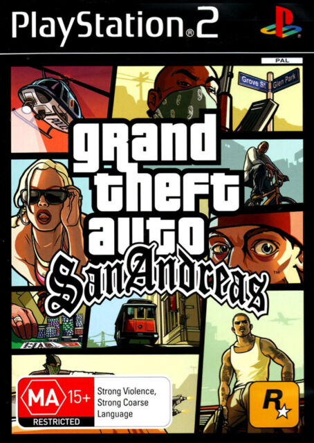 Preços baixos em Sony Playstation 2 Grand Theft Auto: San Andreas