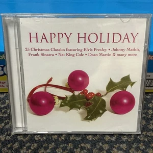 Happy Holiday 25 Christmas Classics Elvis, Mathis, Sinatra, Xmas Festive Hits CD - Picture 1 of 2
