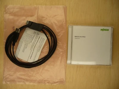wago 759-333/000-923 wago-i/o-pro usb-set 759-911 SW v 2.3.9.68 +cavo +licenza - Immagine 1 di 4