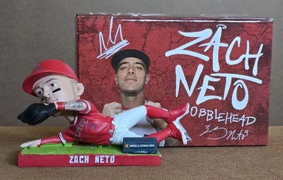 ZACH NETO Bobblehead Los Angeles LA Angels Anaheim SGA 2025 Open Box * FREE SHIP - Image 1 of 4