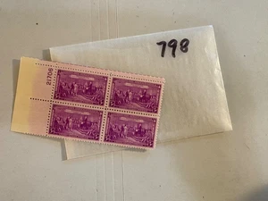 U. S. plate block- 798 - Washington Inauguration  -  comb. shipping! - Picture 1 of 1