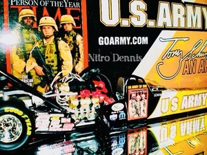 NHRA Tony SARGE Schumacher 1:24 Diecast NITRO Top Fuel DRAGSTER Time Magazine - Picture 1 of 4