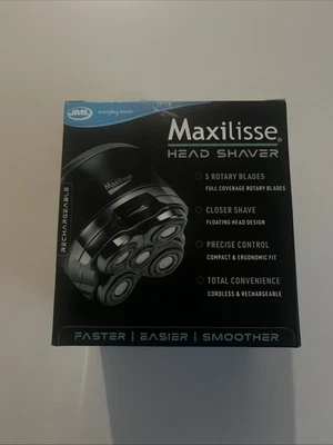 JML Maxilisse Men’s Head Shaver - Rechargeable - 5 Rotary Blades - Brand New - Image 1 of 4