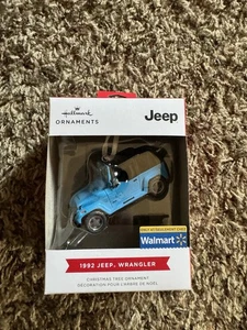 2025 Hallmark Ornament - 1992 Blue Jeep Wrangler Ornament - NEW IN BOX!! - Bild 1 von 1