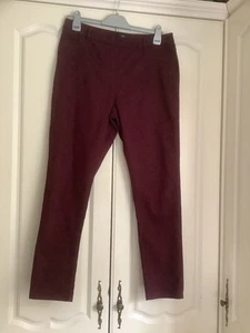 M & Co Burgundy Red Jeggings. Size 16. - Picture 1 of 7