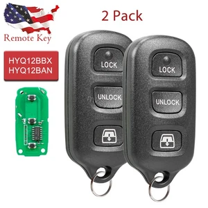 2 For Toyota 4Runner 1999 - 2009 Keyless Entry Remote Key Fob 4 Buttons HYQ12BBX - Picture 1 of 8