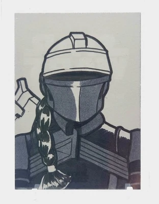 2025 Topps Chrome Star Wars Mandalorian Sketch Card 1/1 Artist Auto. 🔥💎 - Image 1 of 3
