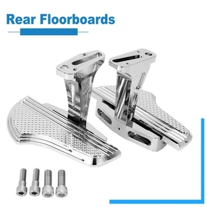 Pair Passenger Footboards For Touring Road King Street Glide Road Glide Footrest - Picture 1 of 10