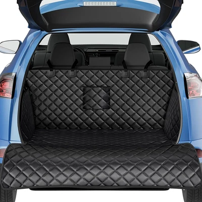 SUV Cargo Liner for Dogs, PU Leather Waterproof Pet Cargo Cover for Suvs Sedans  - Image 1 of 4