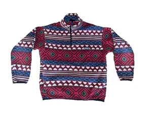 Patagonia Vintage Aztec Southwest Print Synchilla Fleece Pullover Large 90s - Bild 1 von 9