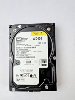 Western Digital WD400BB-00JKA0 WD Caviar Hard Drive WD400 - Image 1 of 4