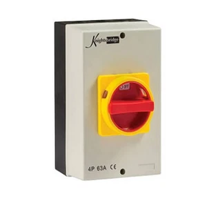 ESR E203PS - 20A 3-polig MINI 230V-415V IP65 industrieller Drehisolator - Bild 1 von 1