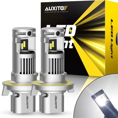 2PCS AUXITO LED Bulbs H13 9008 Headlight High Beam Low Super White 6000K replace - Image 1 of 4