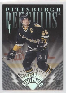 1996-97 Leaf Preferred Steel Power Promo /2500 Mario Lemieux #2 HOF - Picture 1 of 3