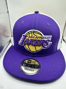New Era Los Angeles Lakers Logo 9FIFTY Adjustable Snapback Hat 1948 - Picture 1 of 5