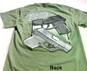 Camiseta verde Keltec Kel Tec armas de fuego para hombre talla S - Imagen 1 de 9